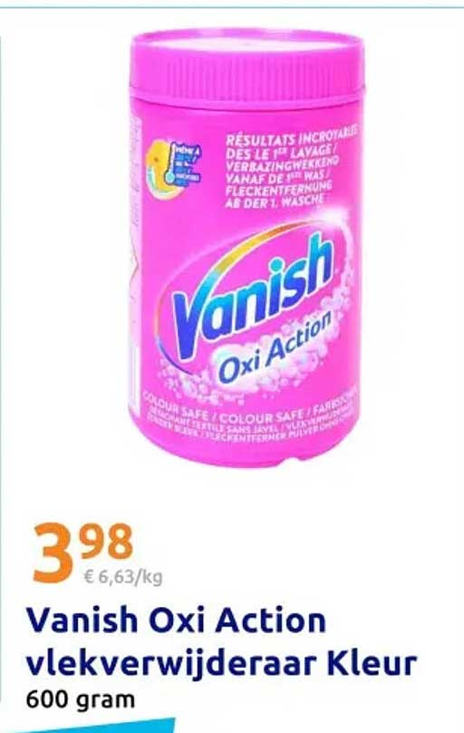 Vanish Oxi Action vlekverwijderaar Kleur 600 gram