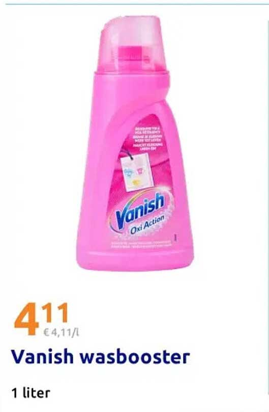 Vanish wasbooster