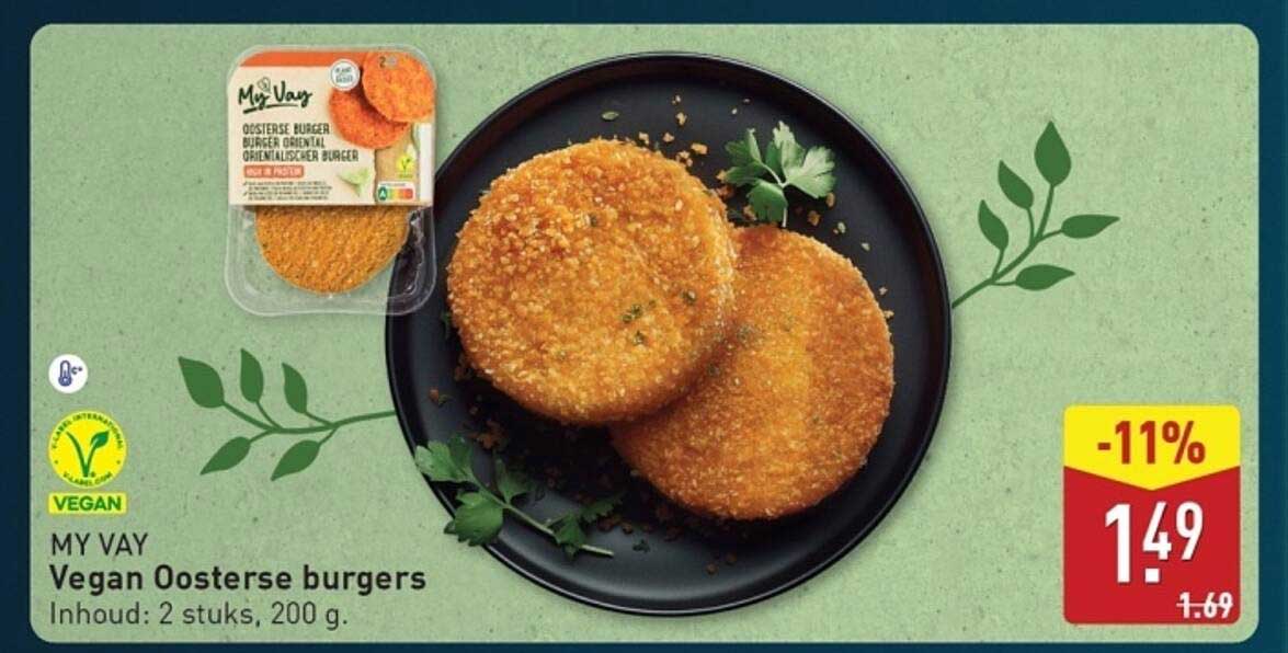 Vegan Oosterse burgers