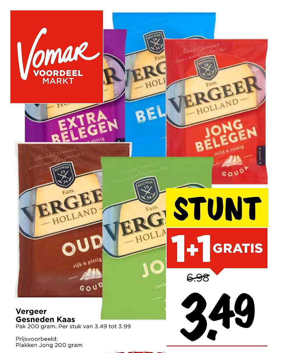 Vergeer Gesneden Kaas