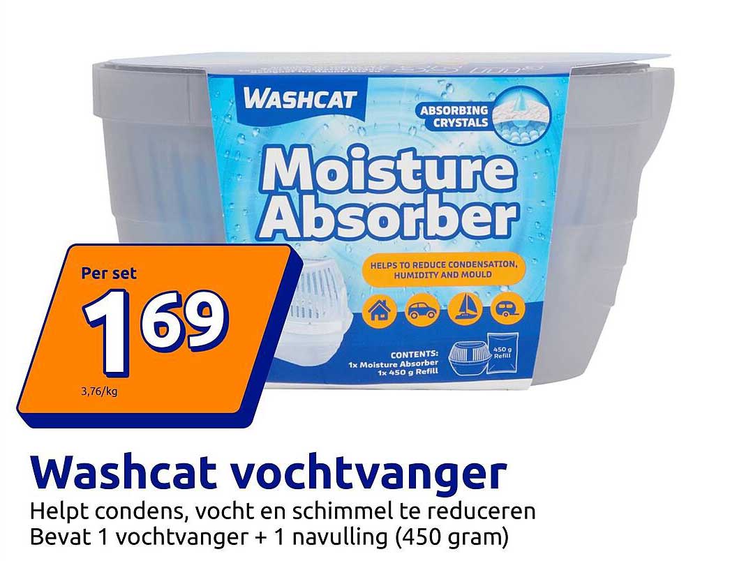 Washcat vochtdroger