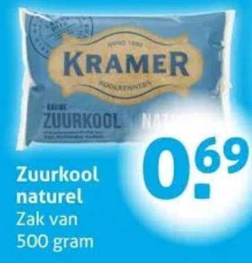 Zuurkool natuur Zak van 500 gram