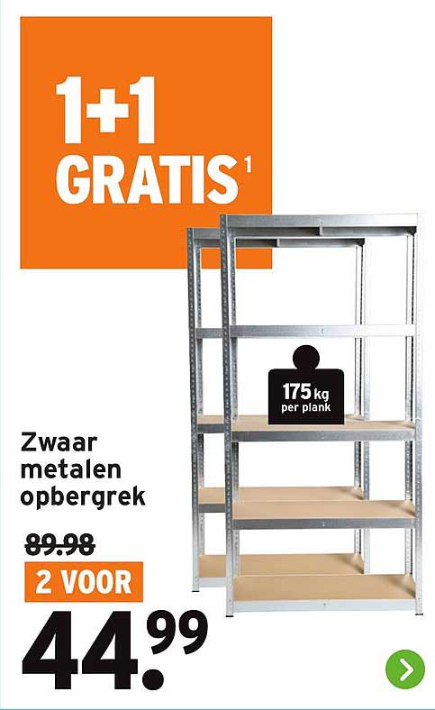 Zwaar metalen opbergrek