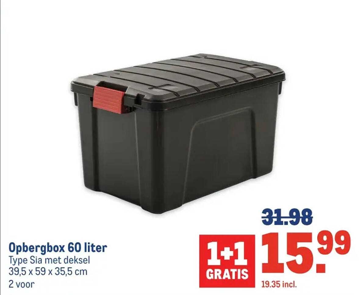 Opbergbox Met Deksel Aanbieding bij Action - FolderFeest.nl