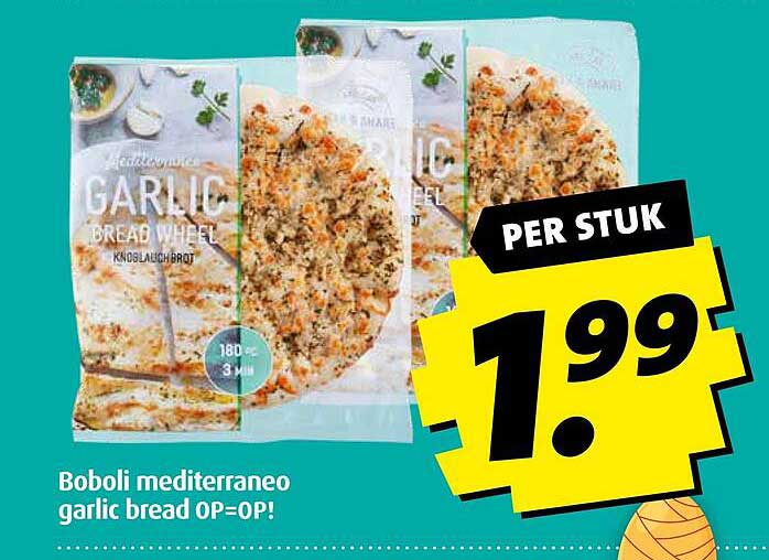 Boboli mediterraneo garlic bread OP=OP!