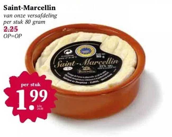 Saint-Marcellin van onze versafdeling per stuk 80 gram