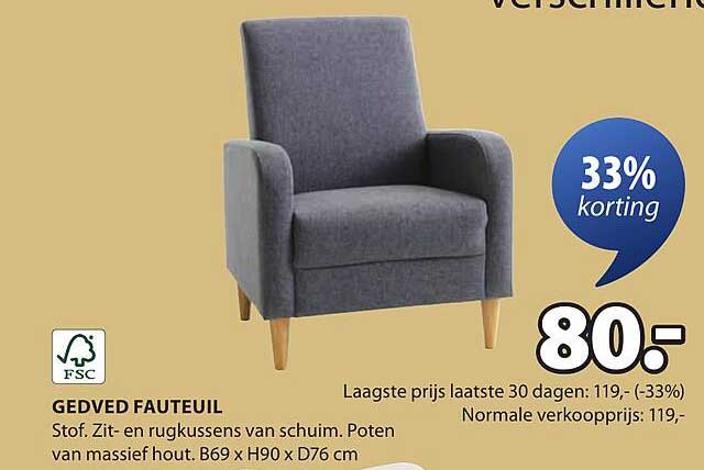 GEDVED FAUTEUIL