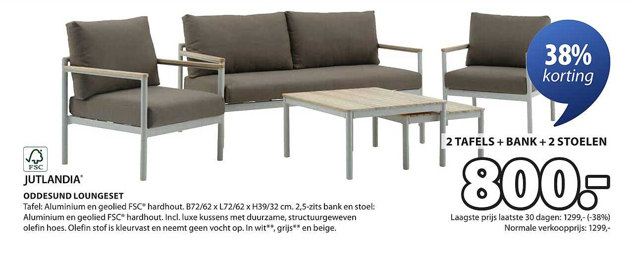 ODDESUND LOUNGESET