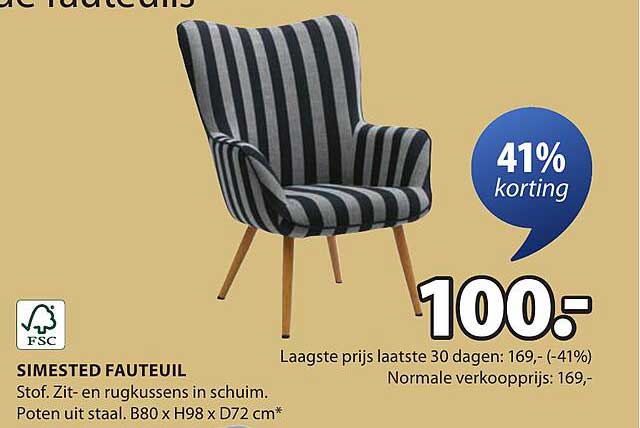 SIMSTED FAUTEUIL
