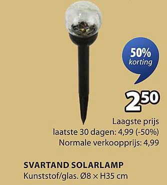 SVARTAND SOLARLAMP