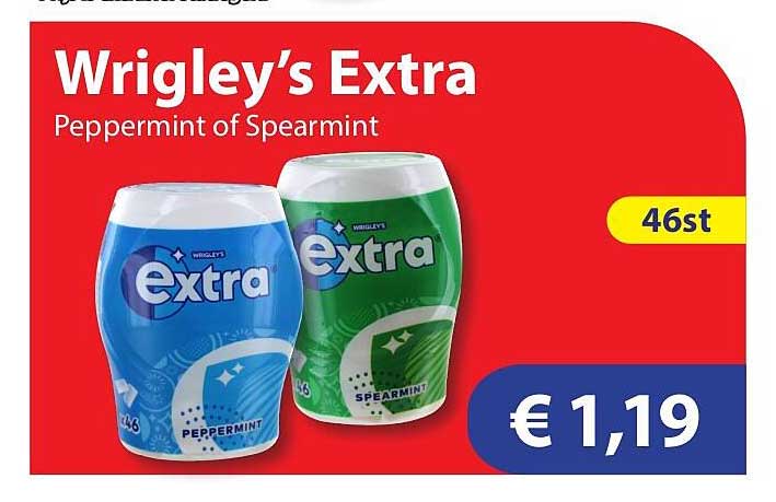 Wrigley’s Extra Pepermunt of Spearmint