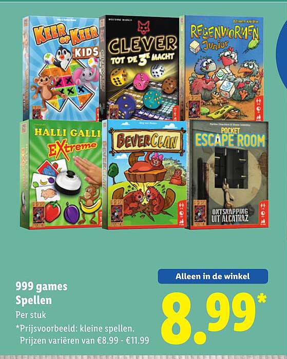 999 games Spellen