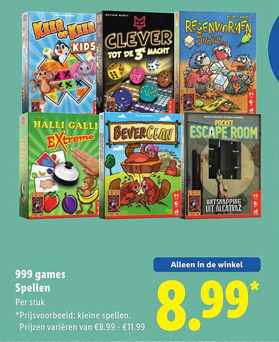 999 games Spellen