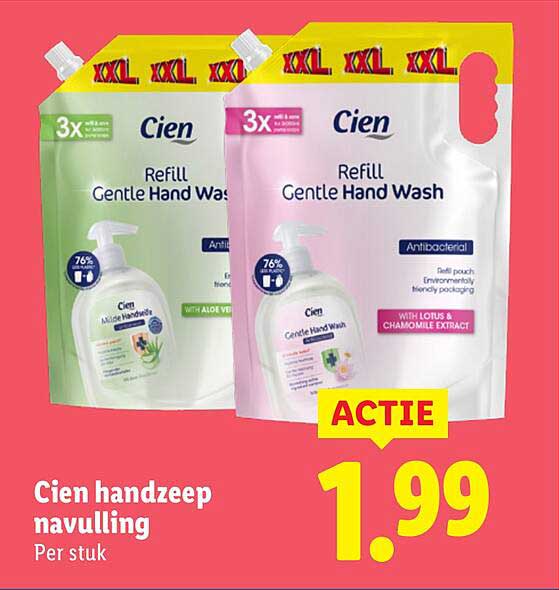 Cien handzeep navulling