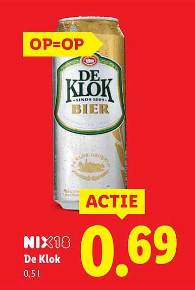De Klok Bier 0,5 l