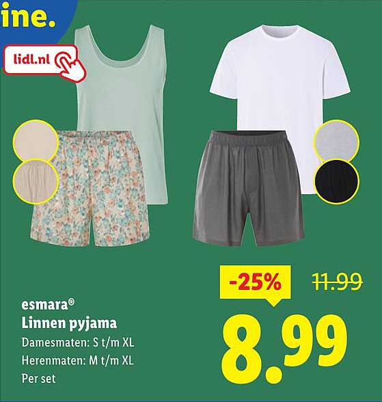 esamara® Linnen pyjama