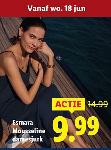 Esmara Mousseline damesjurk