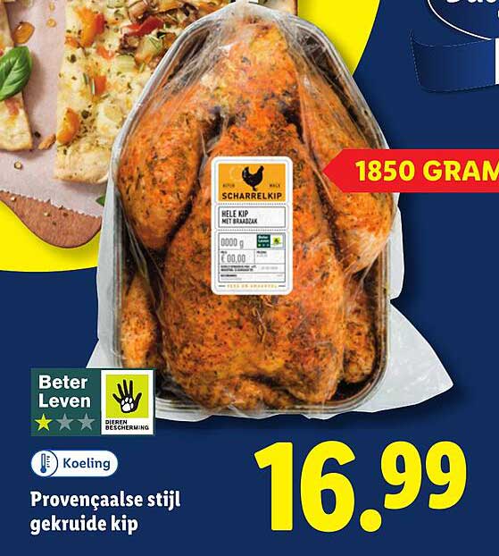 Hele kip met kruiden - Provençaalse stijl