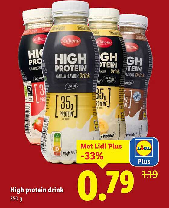 High protein drink