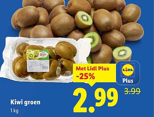 Kiwi groen 1 kg