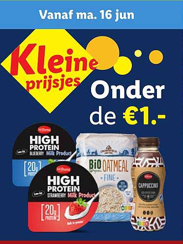 Kleine prijsjes Onder de €1.