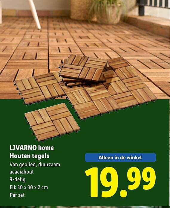 LIVARNO home Houten tegels