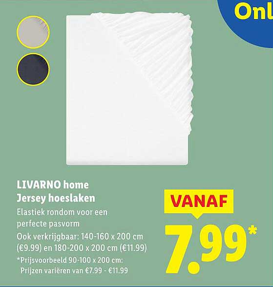 LIVARNO home Jersey hoeslaken