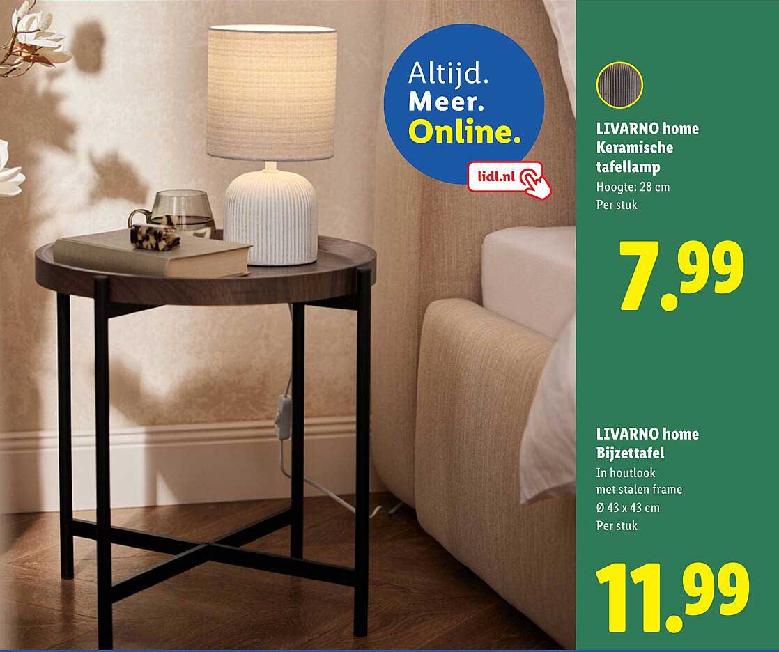 LIVARNO home Keramische tafellamp