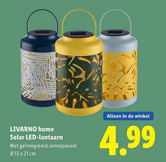 LIVARNO home Solar LED-lantaarn