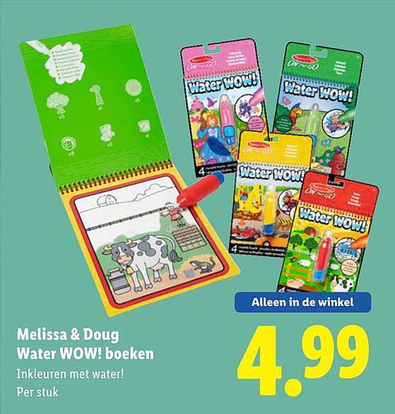 Melissa & Doug Water WOW! boeken