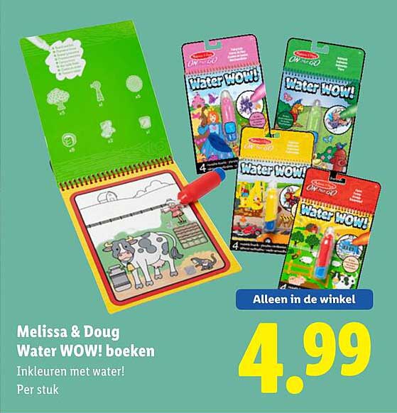 Melissa & Doug Water WOW! boeken