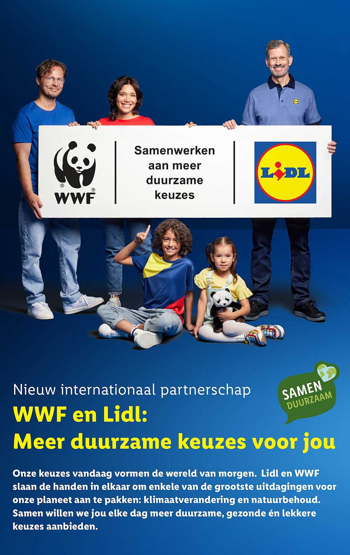 WWF en Lidl: Meer duurzame keuzes voor jou