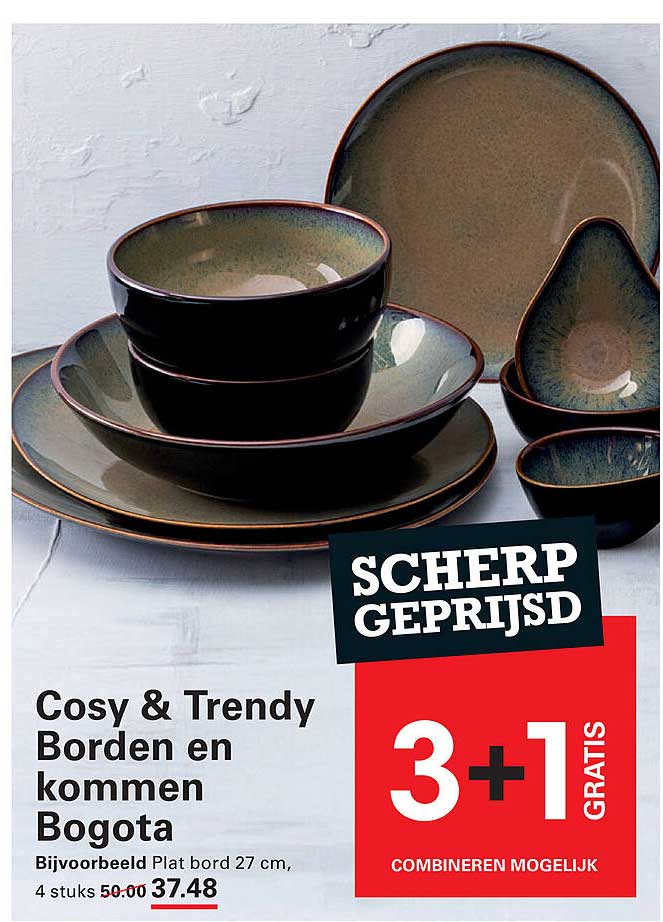 Cosy & Trendy Borden en kommen Bogota