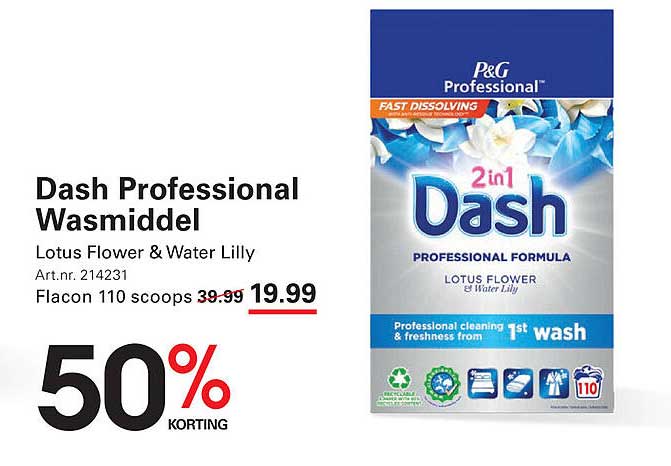 Dash Professional Wasmiddel