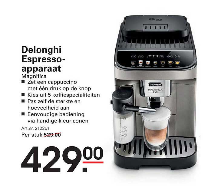 Delonghi Espresso-apparaat Magnifica