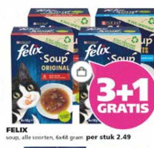 FELIX Soup, alle soorten, 6x48 gram per stuk 2.49