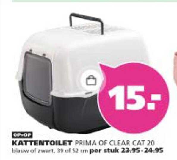 Kattentoilet Prima of Clear Cat 20