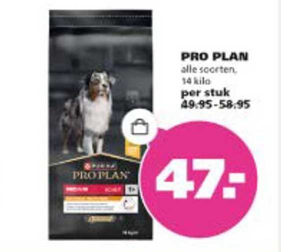 PRO PLAN alle sorten, 14 kilo per stuk