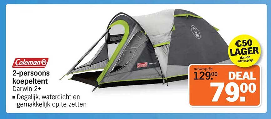 2-persoons koepeltent Darwin 2+