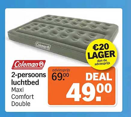 2-persoons luchtbed Maxi Comfort Double DEAL
