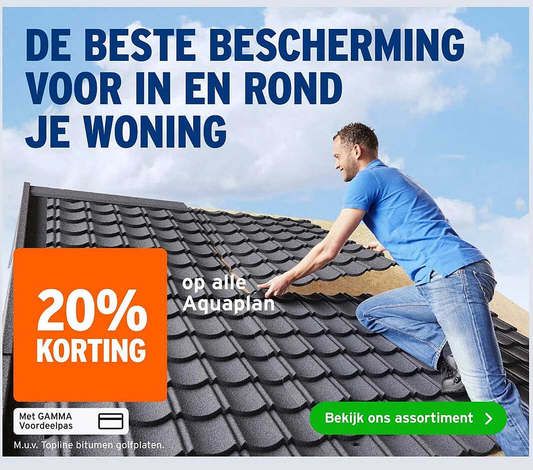 20% KORTING op alle Aquaplan