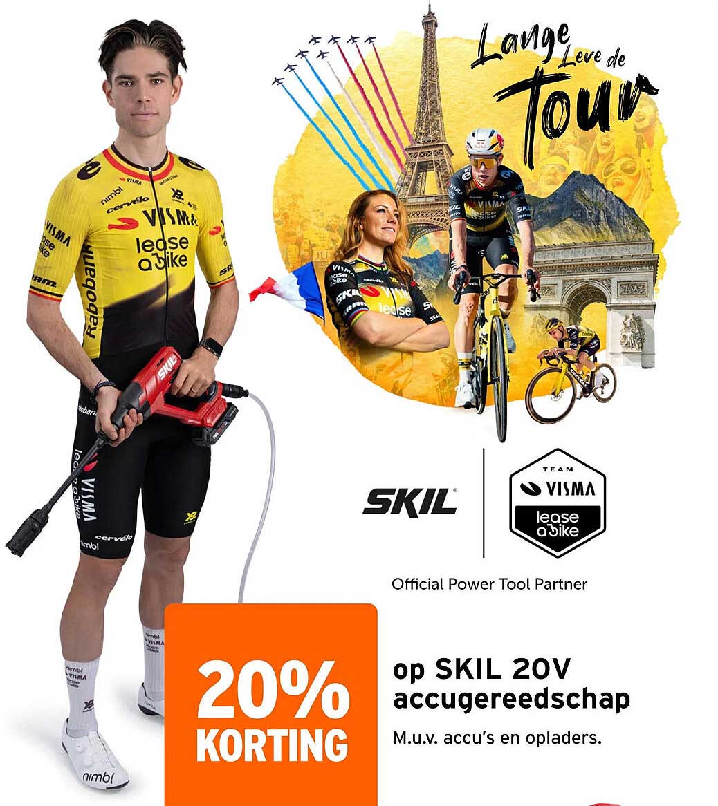 20% korting op SKIL 20V accugereedschap