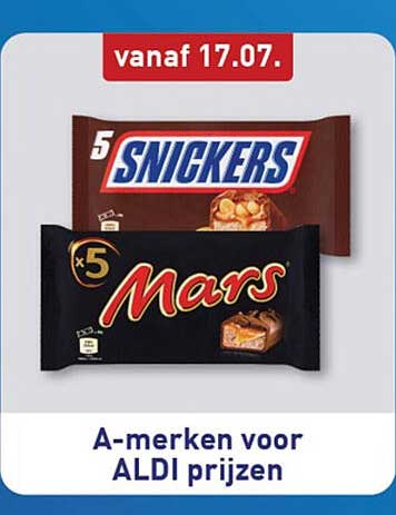 A-merken voor ALDI prijzen