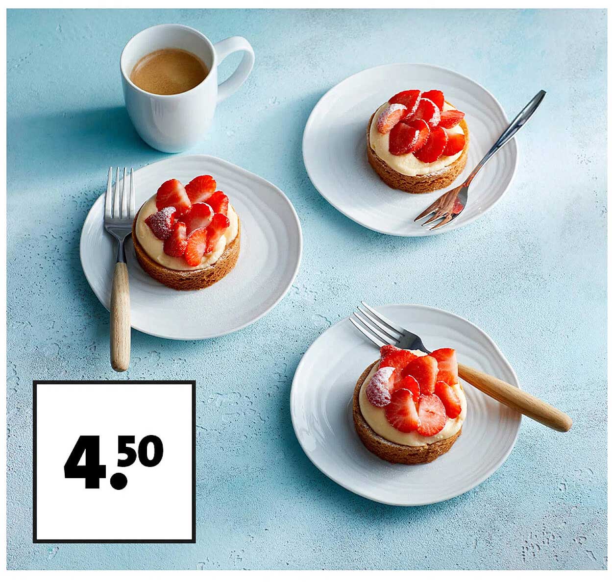 Aardbeientaartjes