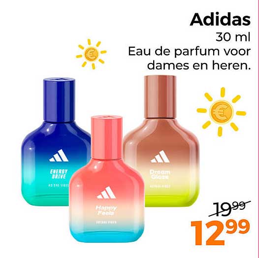 Adidas 30 ml Eau de parfum voor dames en heren.