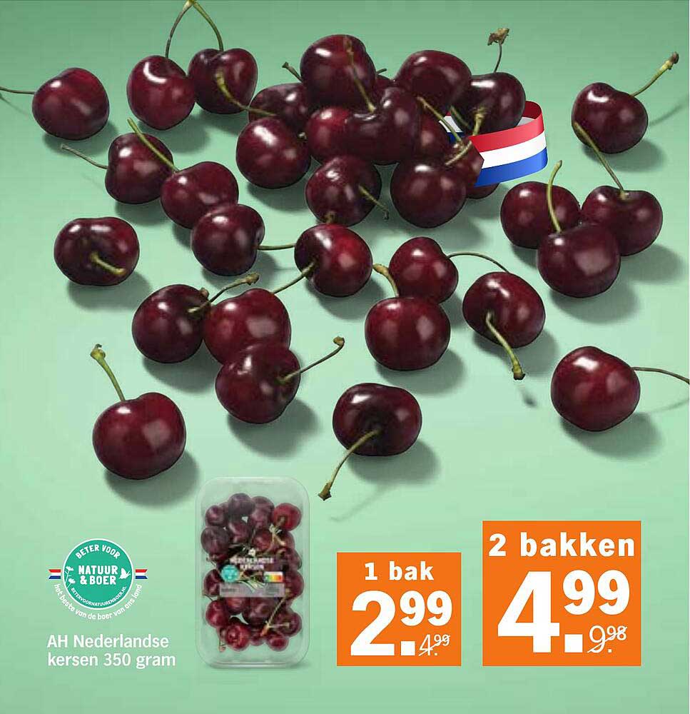 AH Nederlandse kersen 350 gram