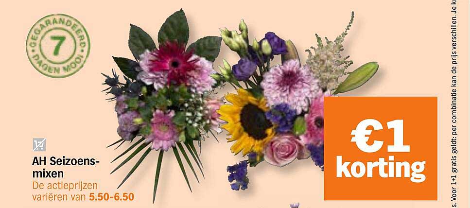 AH Seizoens-mixen €1 korting