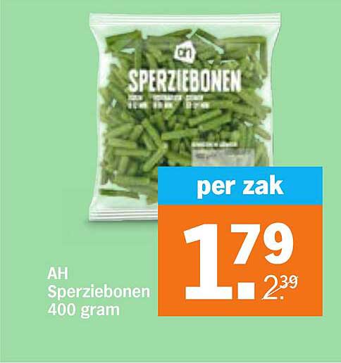 AH Sperziebonen 400 gram