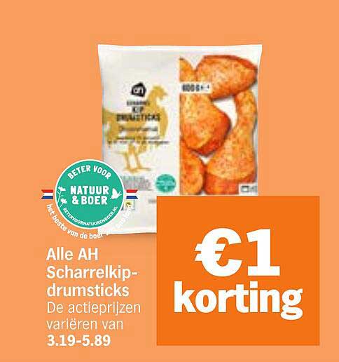 Alle AH Scharrelkip-drumsticks