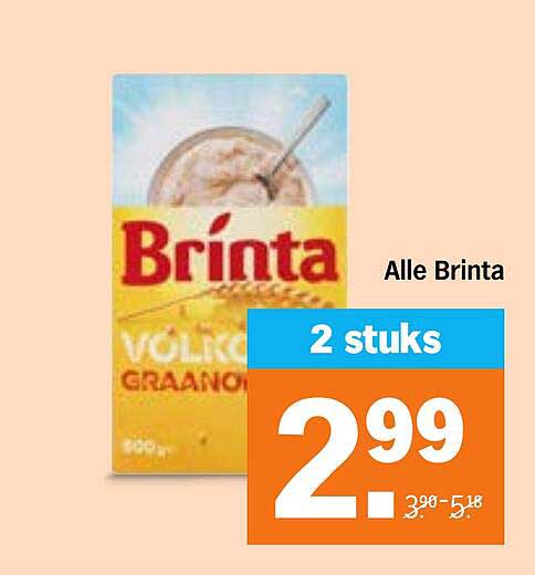Alle Brinta 2 stuks